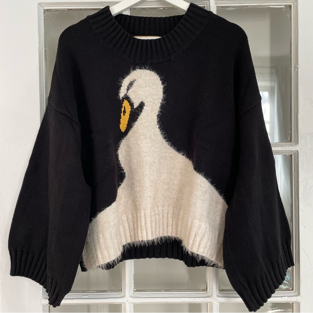 Wildfox White Label Swan Sweater